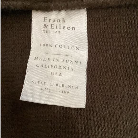 Frank & Eileen Tipperary Irish Chocolate Brown Triple Fleece Cotton Size Small - Picture 13 of 14